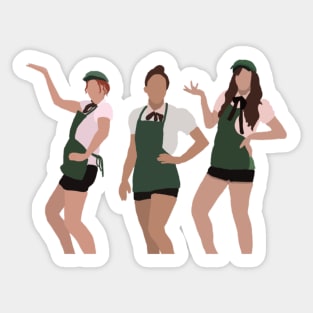 cup of roasted coffee gals Sticker